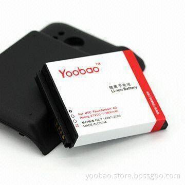 2,800mAh Mobile Phone Battery, Suitable for HTC Thunderbolt, Available in Li-ion Type